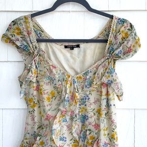 NEW! Love Sam Tiered Georgette Dress. Size S.